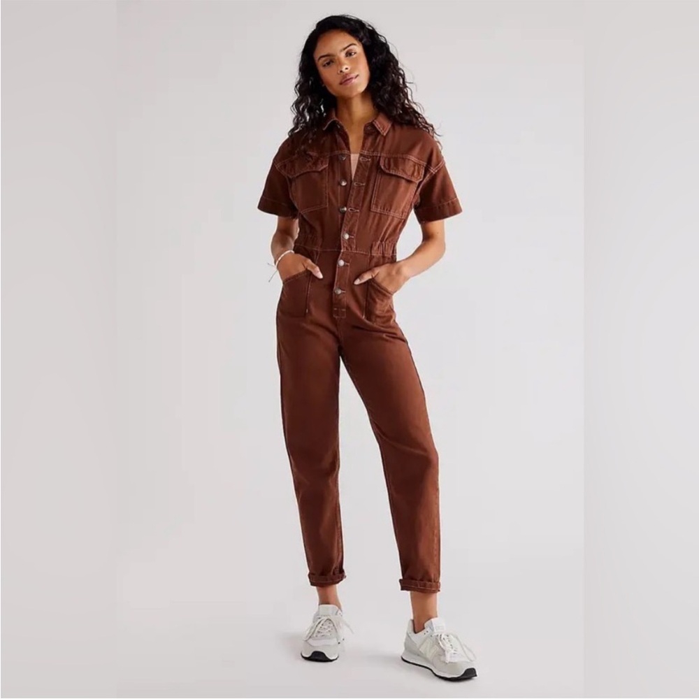Free People Marci Coverall Jumpsuit